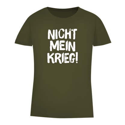 Damen Premium Bio T-Shirt Nicht mein Krieg!