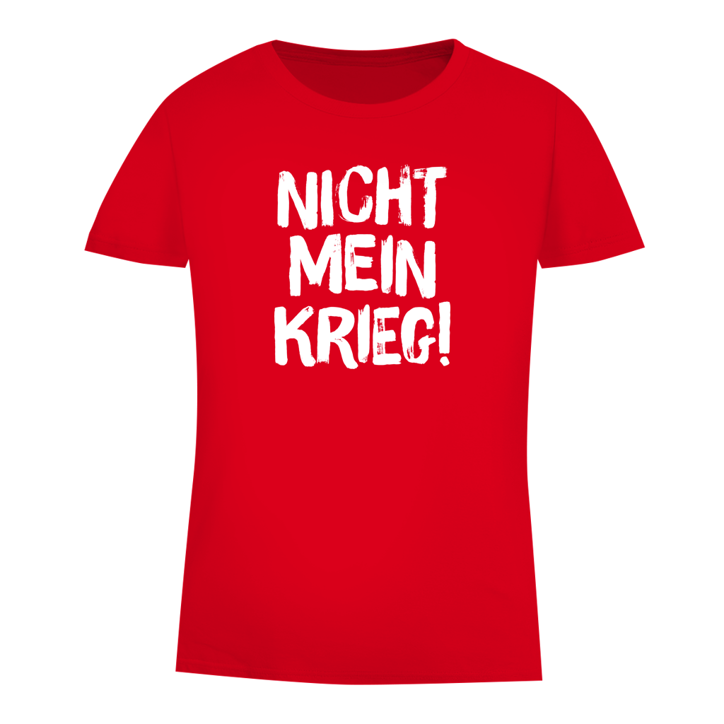 Damen Premium Bio T-Shirt Nicht mein Krieg!