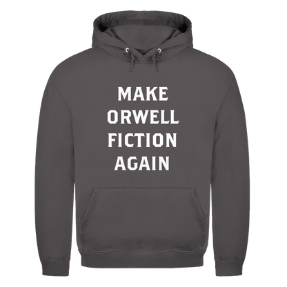 Herren Hoodie Make Orwell Fiction Again