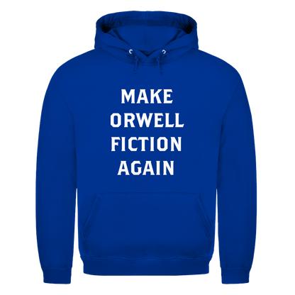 Herren Hoodie Make Orwell Fiction Again