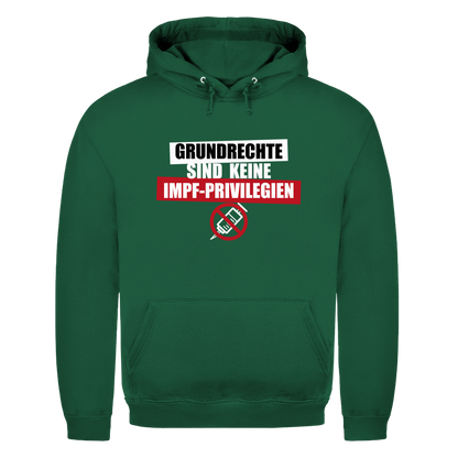Herren Hoodie Grundrechte sind keine Impfprivilegien