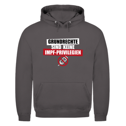 Herren Hoodie Grundrechte sind keine Impfprivilegien