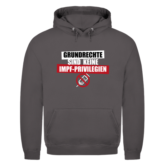 Herren Hoodie Grundrechte sind keine Impfprivilegien