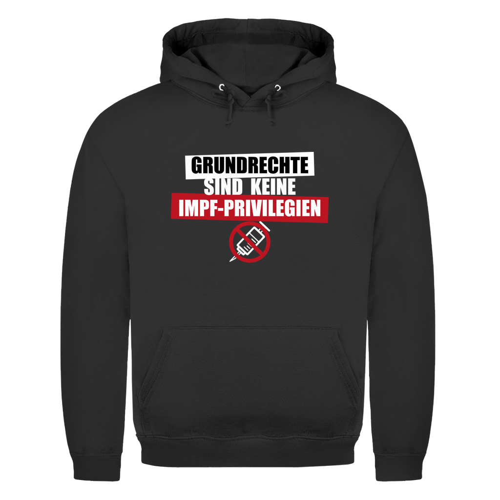Herren Hoodie Grundrechte sind keine Impfprivilegien