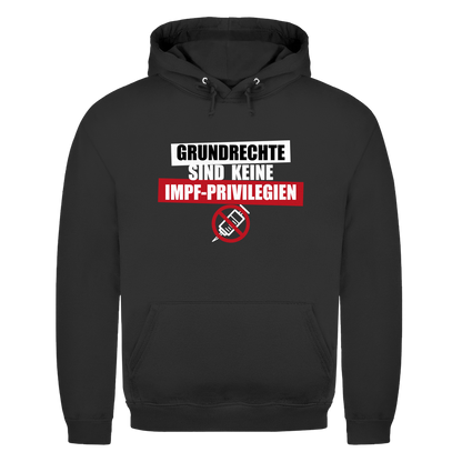 Herren Hoodie Grundrechte sind keine Impfprivilegien