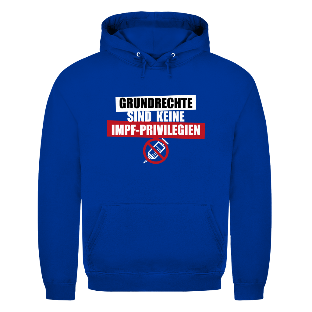 Herren Hoodie Grundrechte sind keine Impfprivilegien