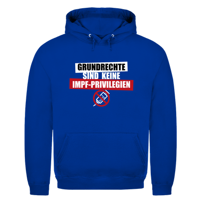 Herren Hoodie Grundrechte sind keine Impfprivilegien