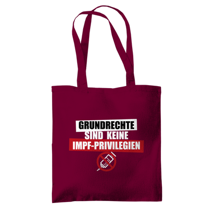 Tragetasche Grundrechte sind keine Impfprivilegien