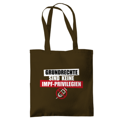 Tragetasche Grundrechte sind keine Impfprivilegien