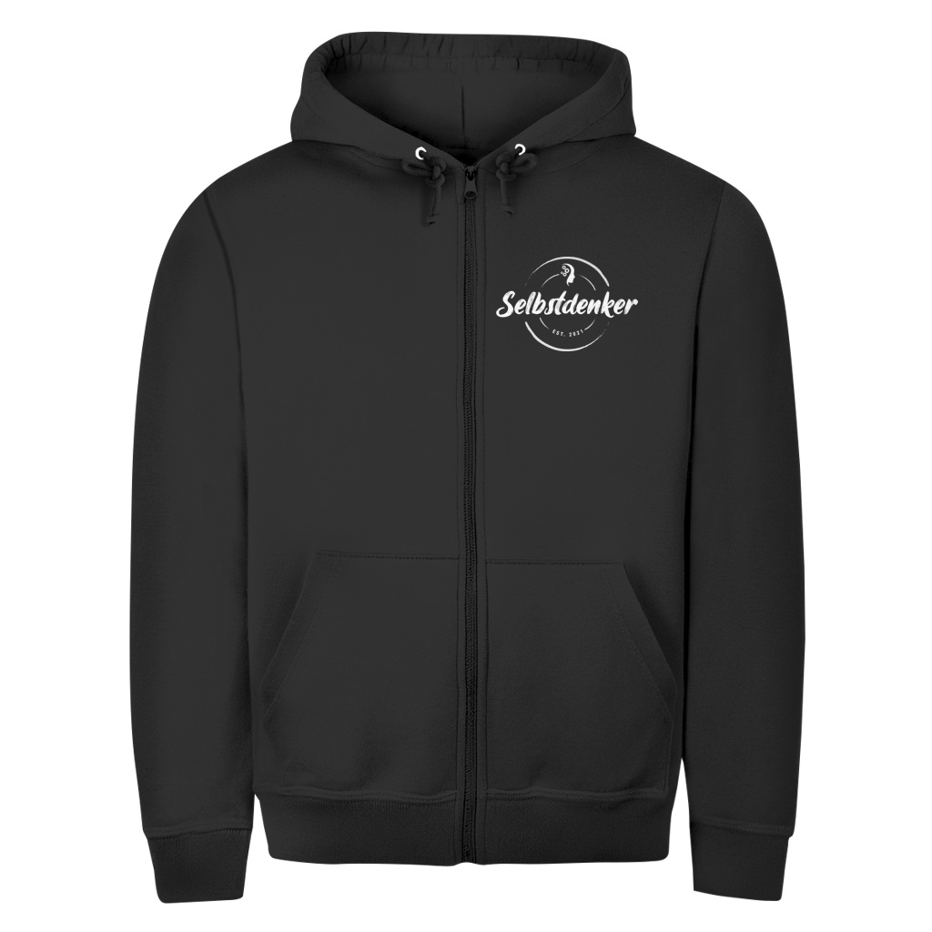 Herren Zipper Hoodie Selbstdenker