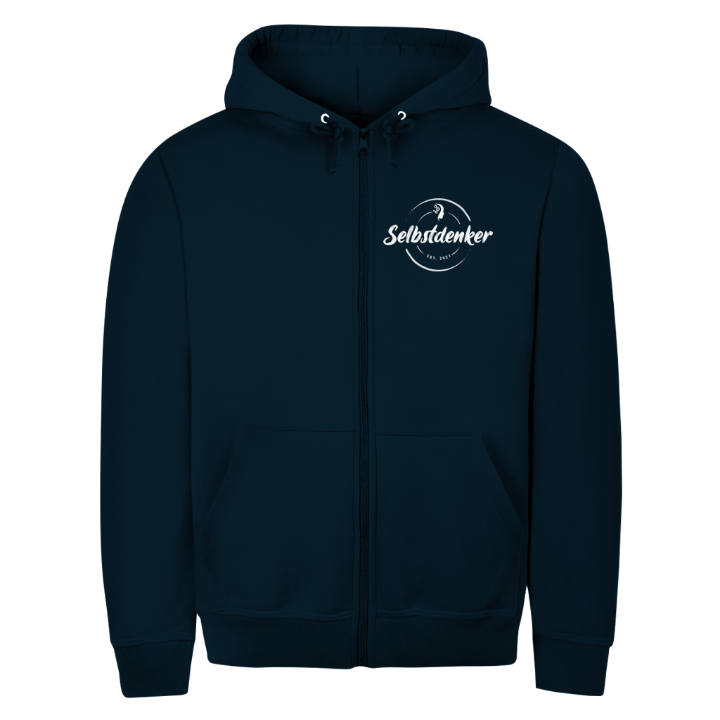 Herren Zipper Hoodie Selbstdenker