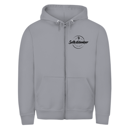 Herren Zipper Hoodie Selbstdenker