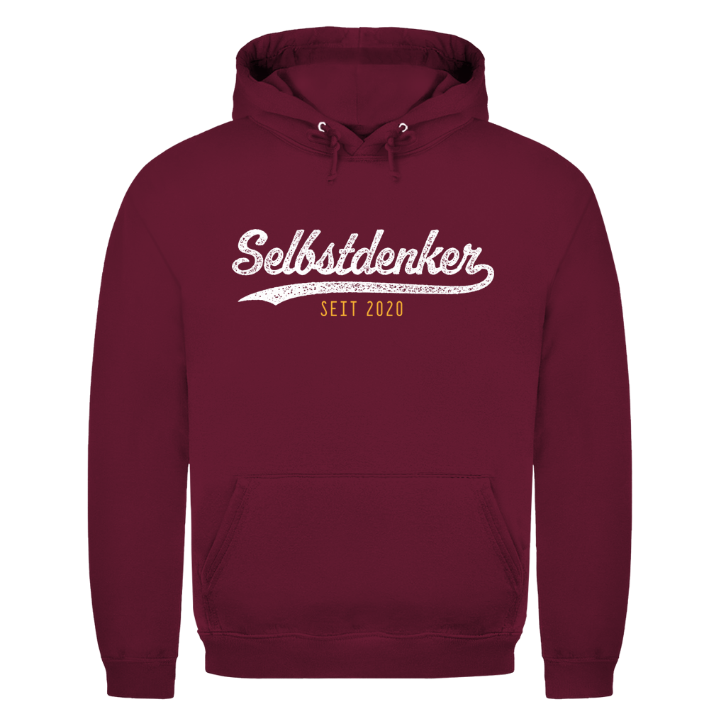 Herren Hoodie Selbstdenker seit 2020