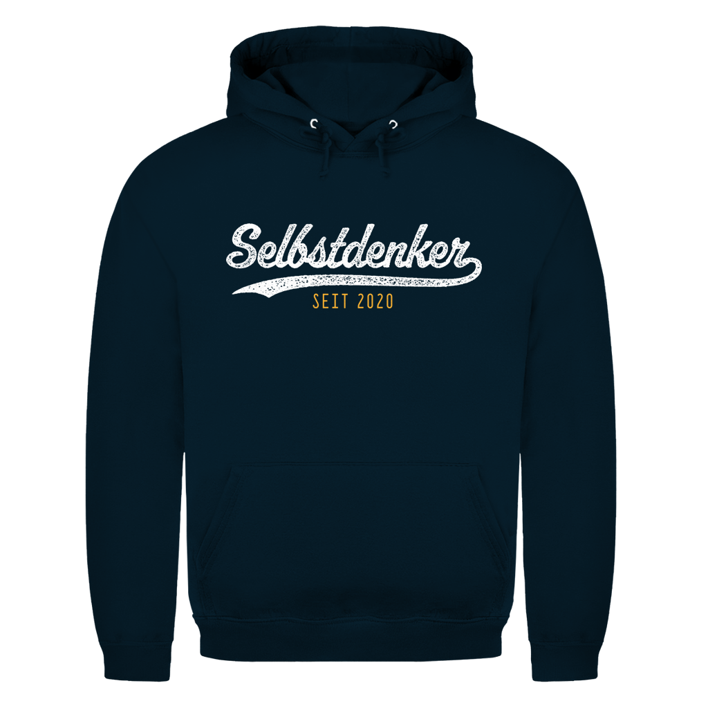 Herren Hoodie Selbstdenker seit 2020