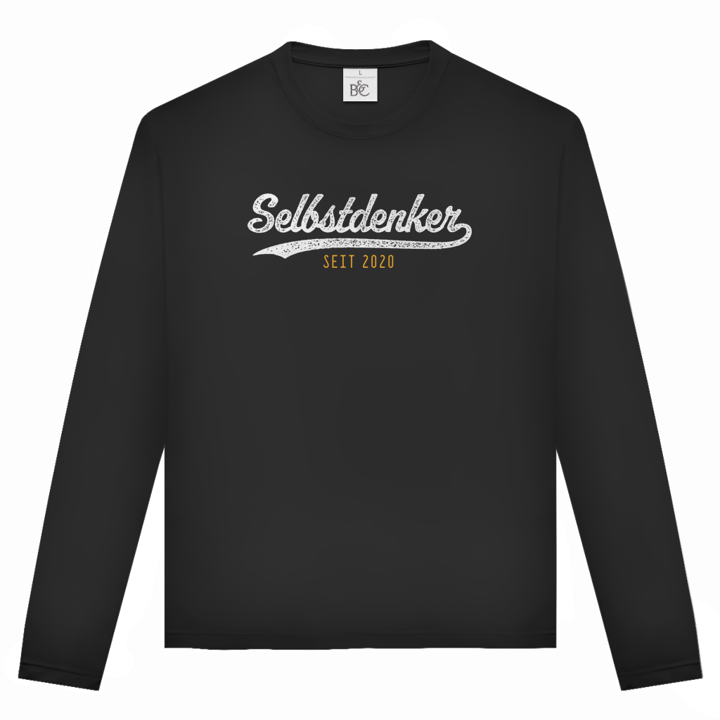 Unisex Langarmshirt Selbstdenker seit 2020