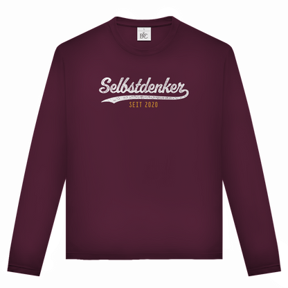 Unisex Langarmshirt Selbstdenker seit 2020