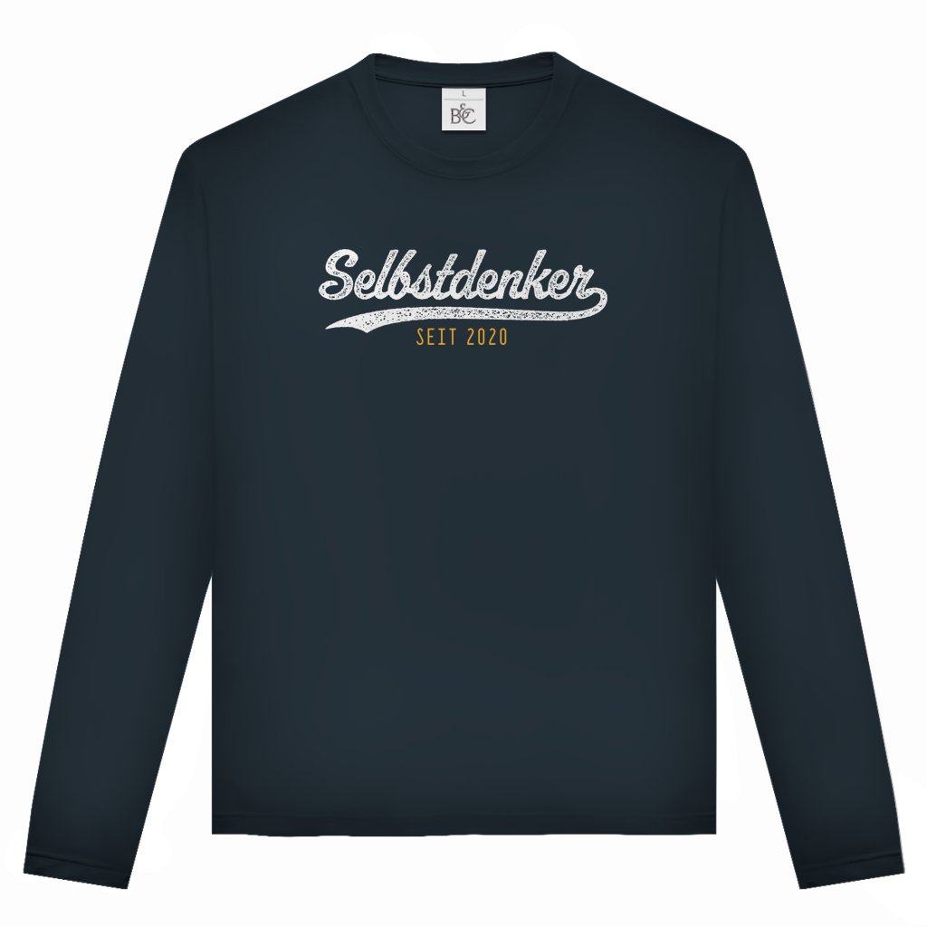 Unisex Langarmshirt Selbstdenker seit 2020