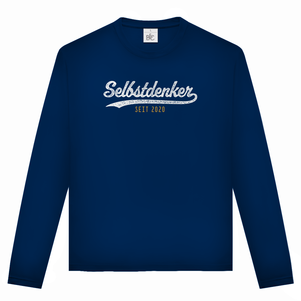 Unisex Langarmshirt Selbstdenker seit 2020