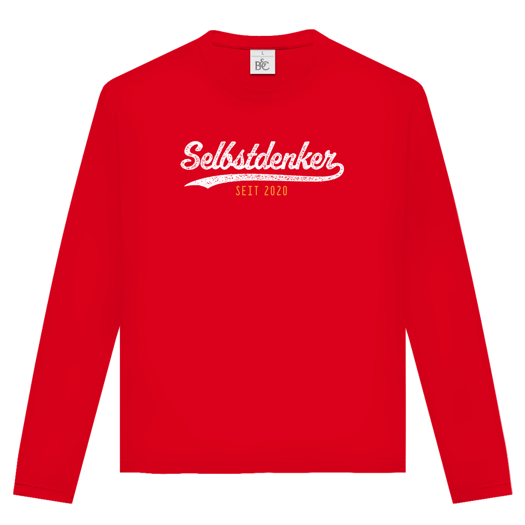 Unisex Langarmshirt Selbstdenker seit 2020