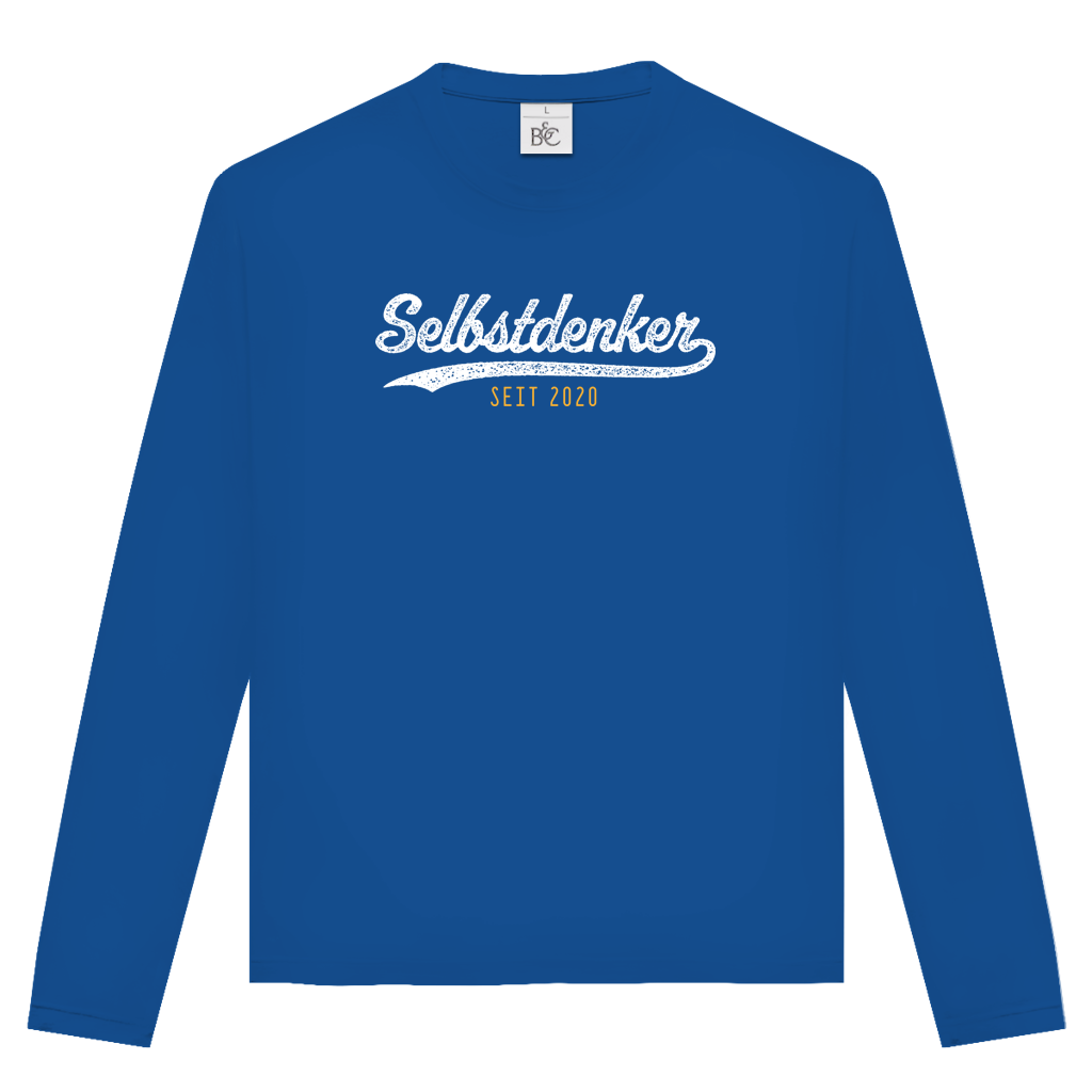 Unisex Langarmshirt Selbstdenker seit 2020