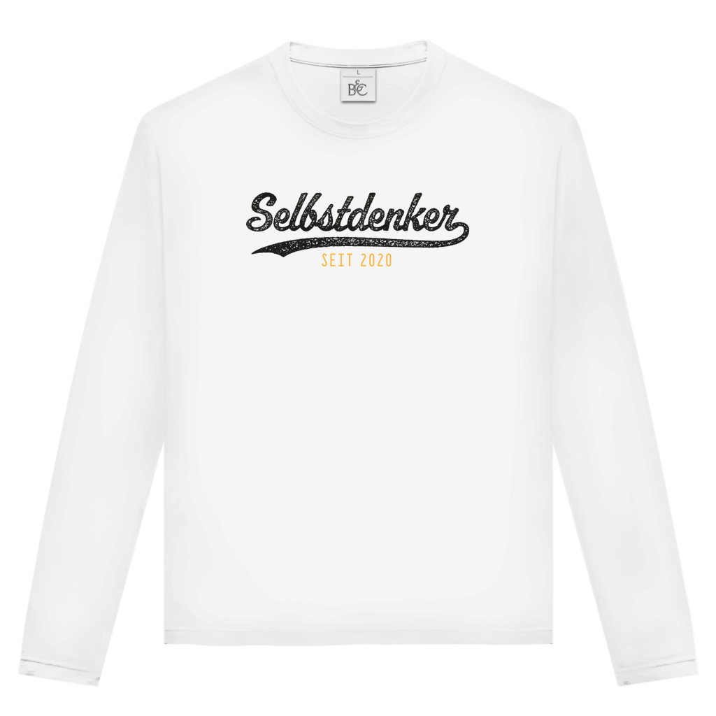 Unisex Langarmshirt Selbstdenker seit 2020