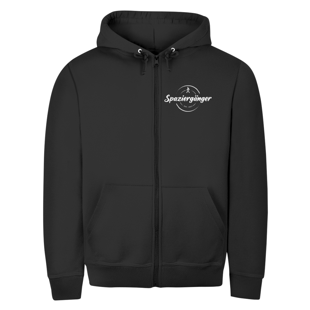 Herren Zipper Hoodie Spaziergänger
