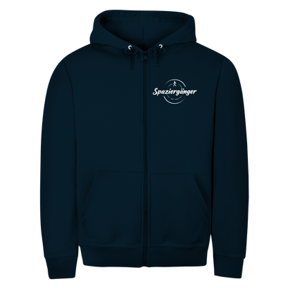 Herren Zipper Hoodie Spaziergänger