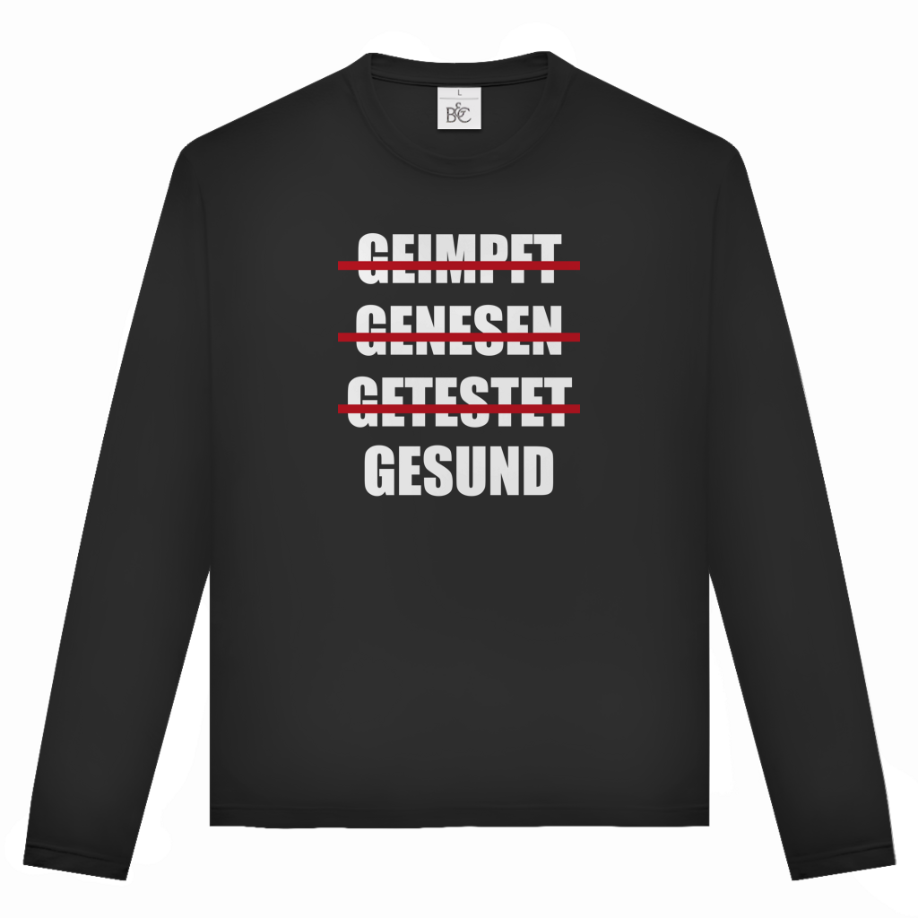 Unisex Langarmshirt 4G-Regel