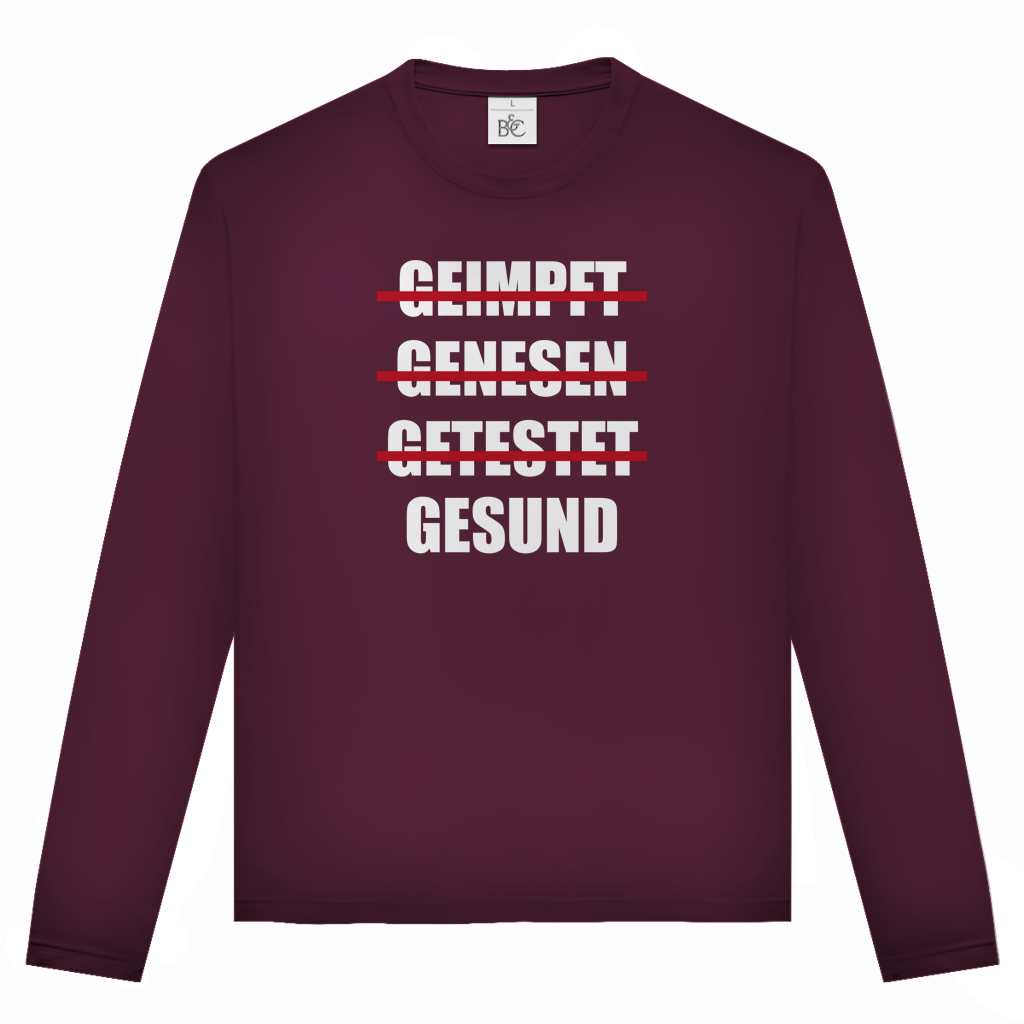 Unisex Langarmshirt 4G-Regel