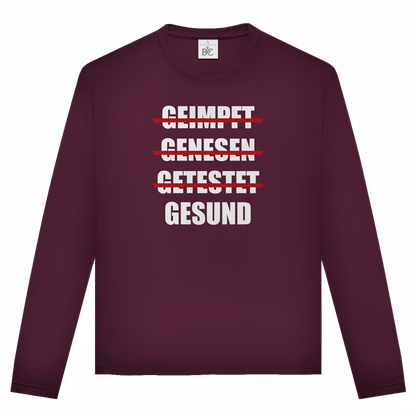 Unisex Langarmshirt 4G-Regel