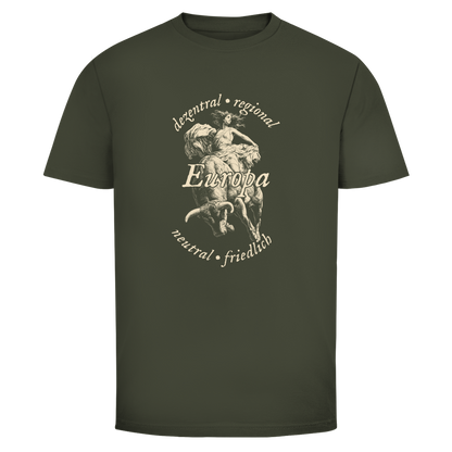 Herren T-Shirt Europa - dezentral - regional - neutral - friedlich