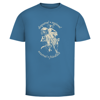 Herren T-Shirt Europa - dezentral - regional - neutral - friedlich