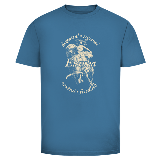 Herren T-Shirt Europa - dezentral - regional - neutral - friedlich