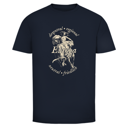 Herren T-Shirt Europa - dezentral - regional - neutral - friedlich