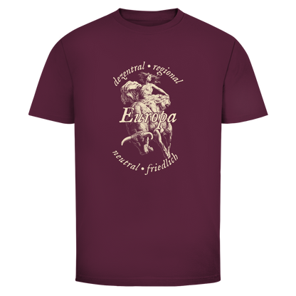 Herren T-Shirt Europa - dezentral - regional - neutral - friedlich