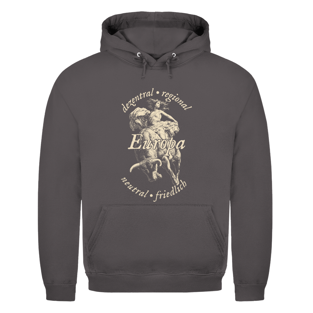 Unisex Hoodie Europa - dezentral - regional - neutral - friedlich