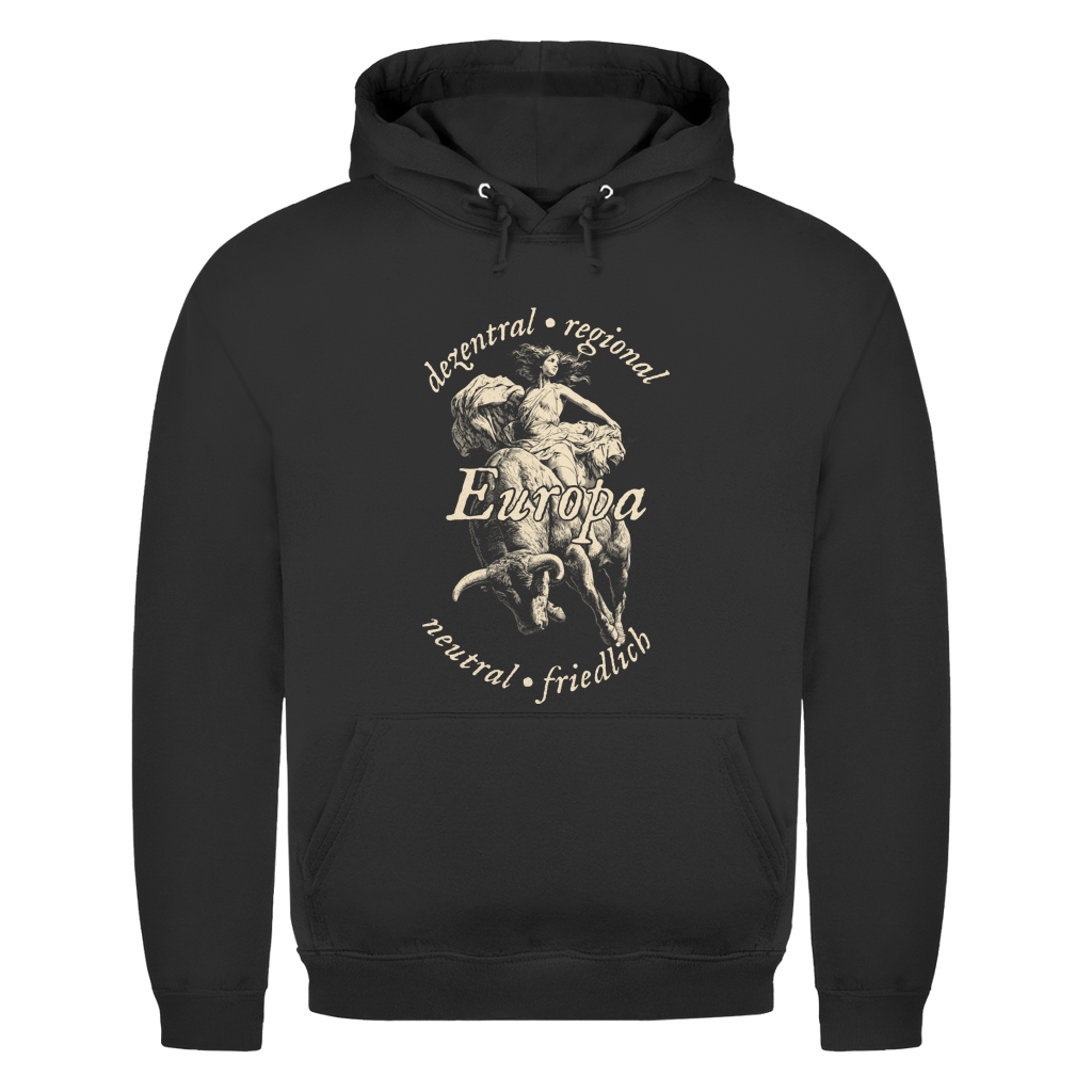 Unisex Hoodie Europa - dezentral - regional - neutral - friedlich