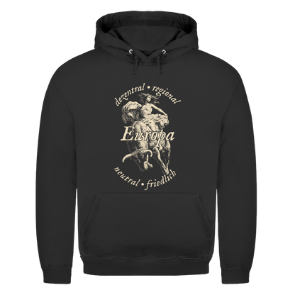 Unisex Hoodie Europa - dezentral - regional - neutral - friedlich