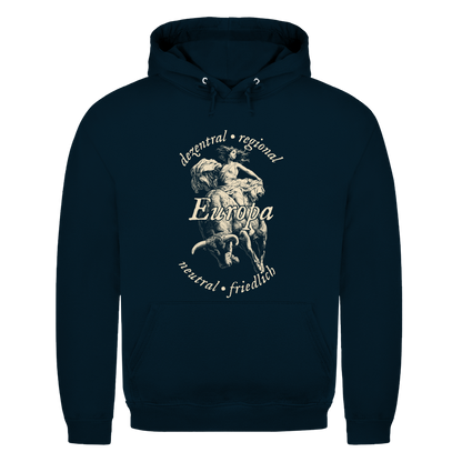 Unisex Hoodie Europa - dezentral - regional - neutral - friedlich