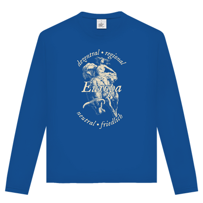 Unisex Langarmshirt Europa - dezentral - regional - neutral - friedlich