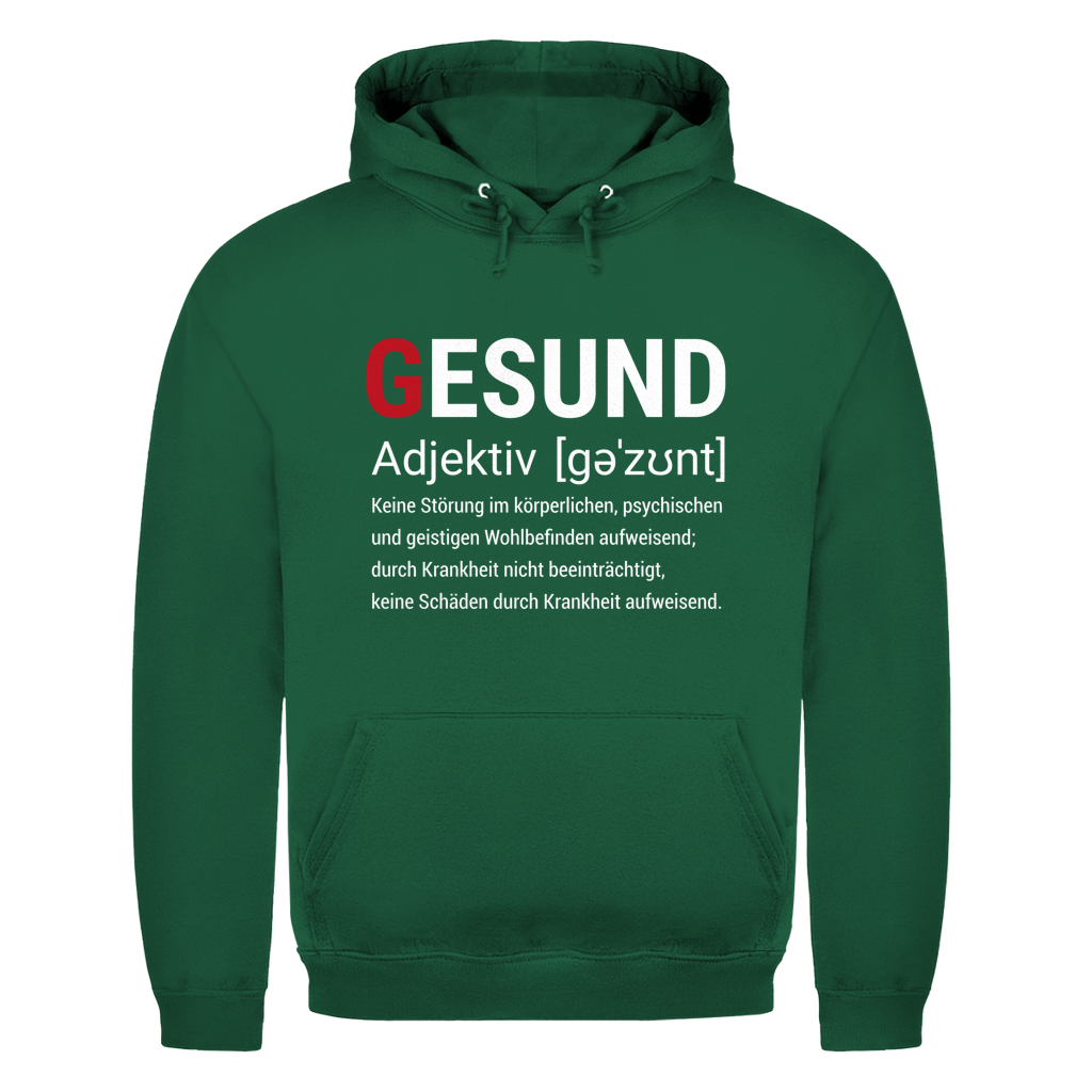 Herren Hoodie Gesund