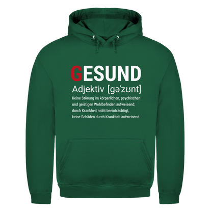 Herren Hoodie Gesund