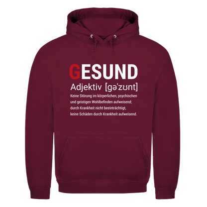 Herren Hoodie Gesund