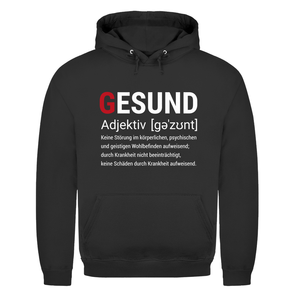 Herren Hoodie Gesund