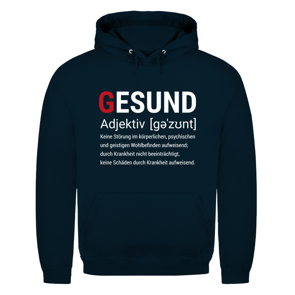 Herren Hoodie Gesund