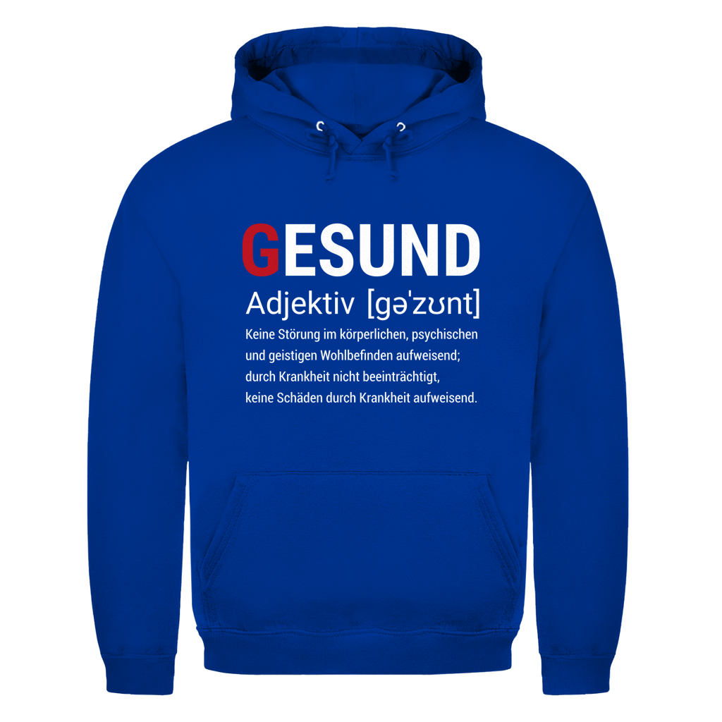 Herren Hoodie Gesund