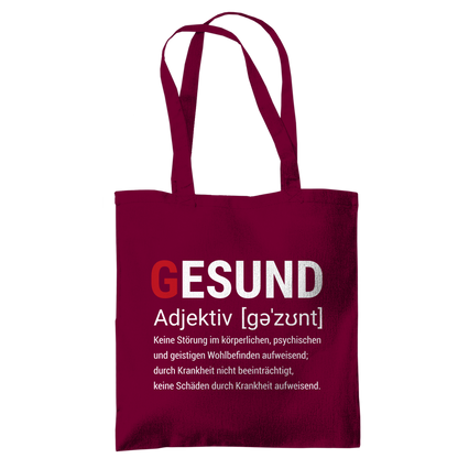 Tragetasche Gesund