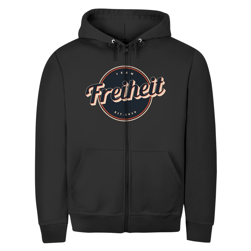 Herren Zipper Hoodie Team Freiheit