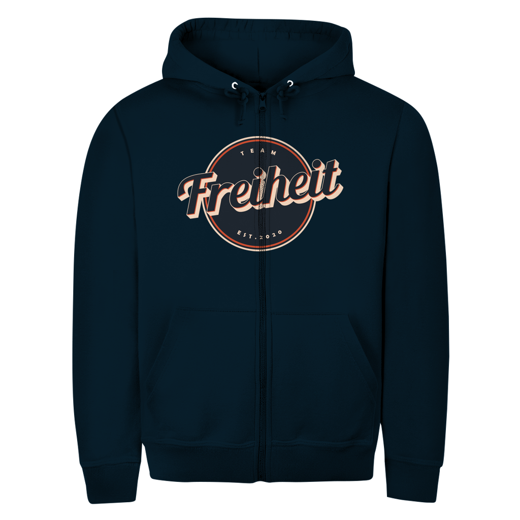 Herren Zipper Hoodie Team Freiheit