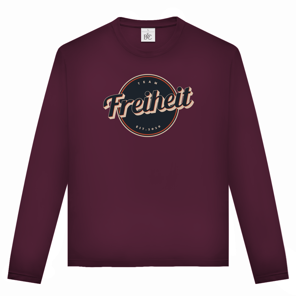 Unisex Langarmshirt Team Freiheit